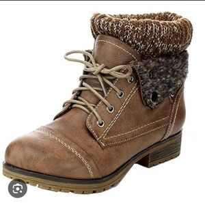 Refresh Women's Brown Ankle Bootie